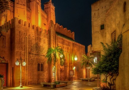Pavillon Marocain  Walt Disney World by night